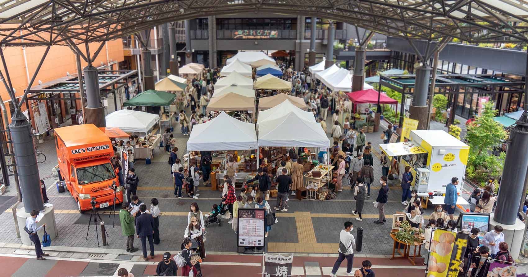 賑わい復活の起点に！図書館リノベ×広場創生